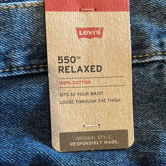 NEW Levi's Mens 550 Relaxed Jeans - Picture 3 of 7